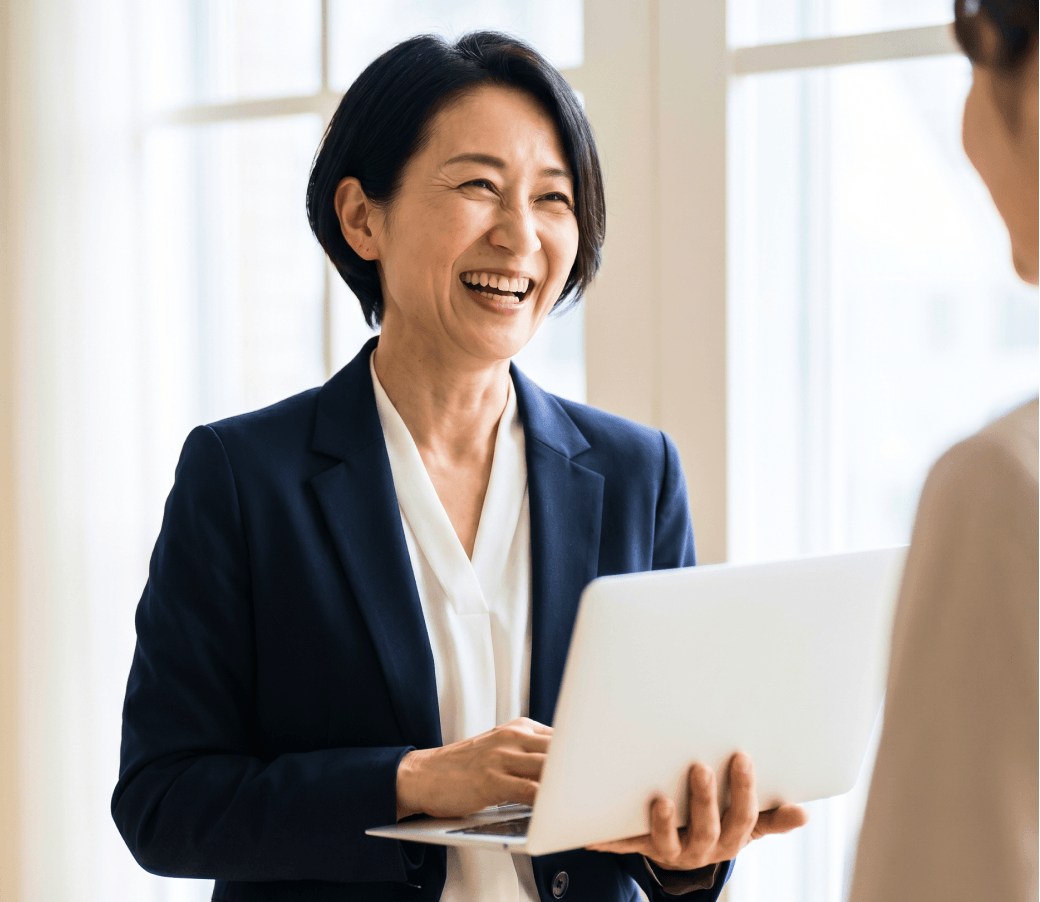 A happy accounting firm manager